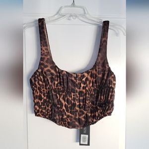 White Fox - Born wild bustier (leopard)